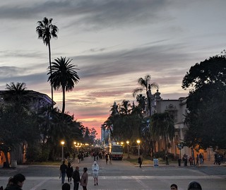 Sunset - Another west coast sunset in Balboa Park