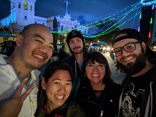 Jordan Ho - Jordan and Marlene happened to be in town and walking through the park at the same time as us!