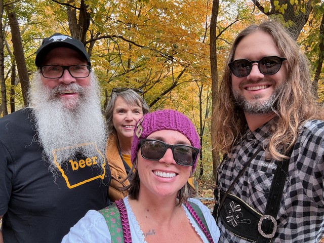 Excited to show Kari's parents the August Schell Brewery