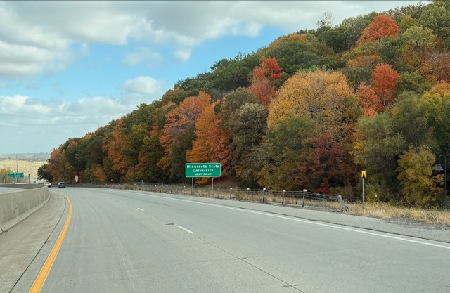 Passing back through Mankato