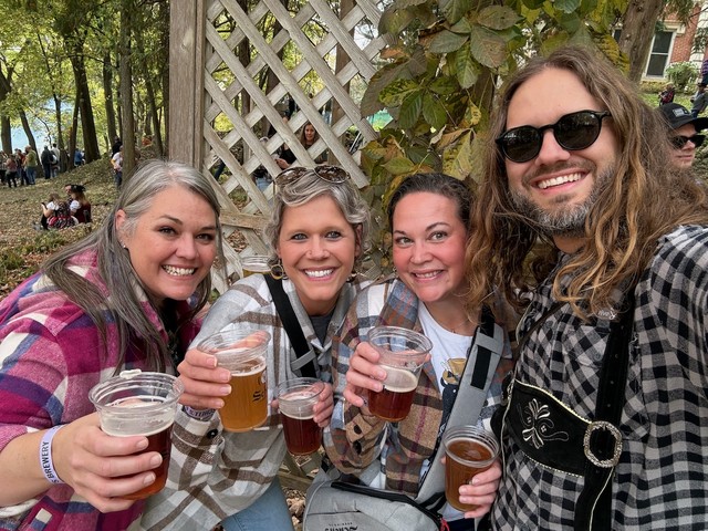 Ran into the Bock Fest girls