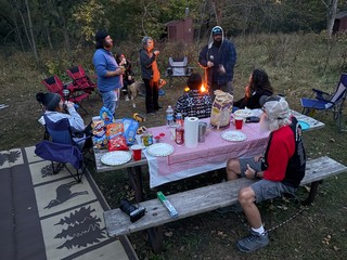 Hangin around the fire