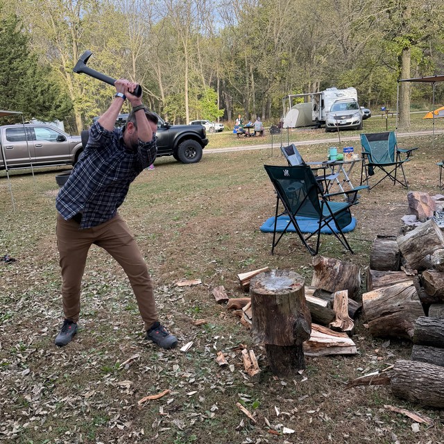 Choppin firewood
