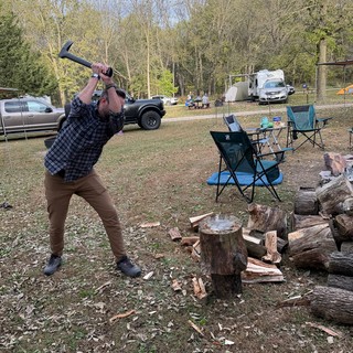 Travel - Choppin firewood