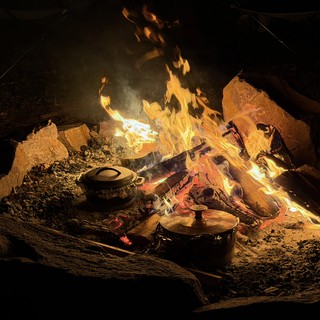 Travel - Heatin up some chili mac