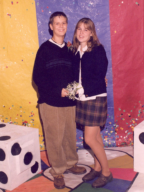 Kelly and I at Homecoming