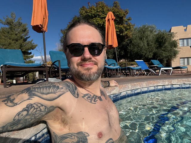 Coolin off in this pool