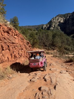 Headin back down the trail
