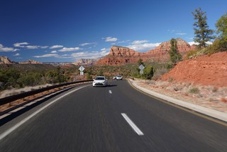Driving through Sedona is beautiful
