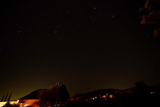 Stars from the hotel parking lot