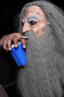 Mask - I like to think of evil dudes drinking out of straws and solo cups