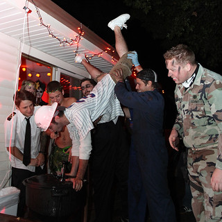 Dustin Iverson - Bleacher Bum Kegstand