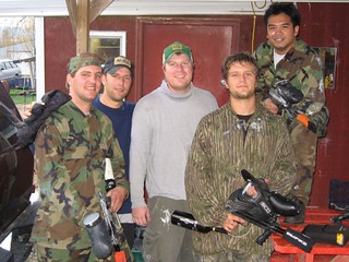 Chuck McGrane - A few of us after paintball
