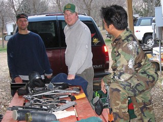 Nathan D - Nathan got tagged in the arm a couple times