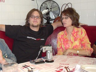 Mom and I at Buca di Beppo's