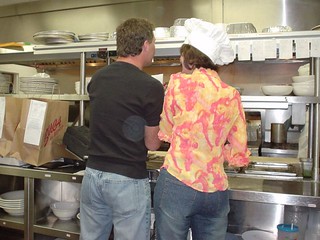 Mom and dad yelling out orders