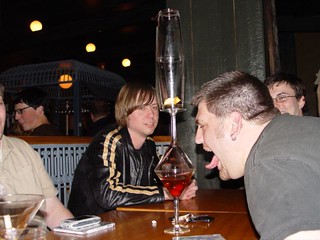 Drinks - I covered Kevi's martini