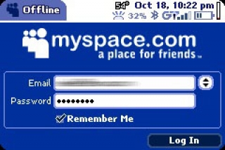 Tech - the login screen