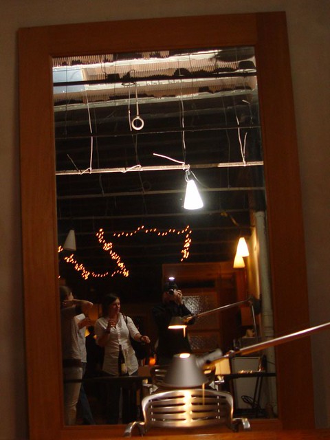 A Huge Mirror in Mindy's Office Space