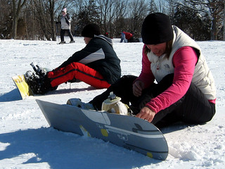 Snowboarding - Clipping in