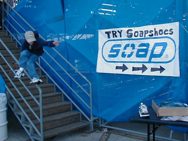 Wyatt with a fastslide