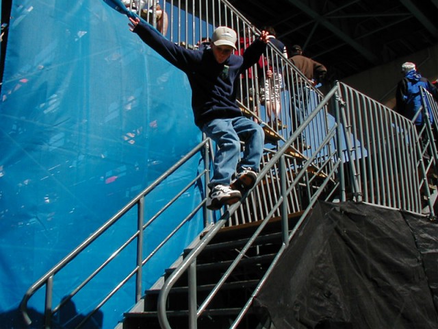 We met this kid named Wyatt Peterson, that was just tearing it up