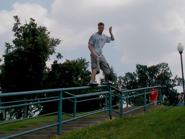 Bryndon hitting the big Iowa City kink