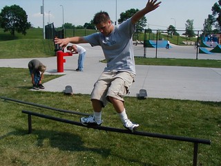 This grind hurt - I fell and hurt my knee so bad the week before