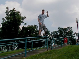 Bryndon hitting the big Iowa City kink