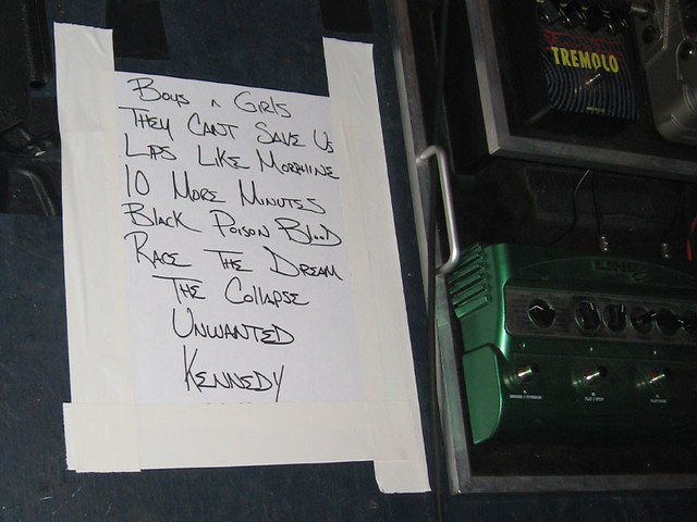 Kill Hannah's set list