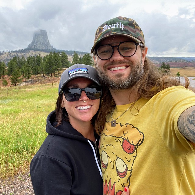 Out here at Devil's Tower