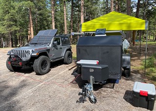 Camper - Tryin to get a bit of sun in this forest