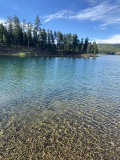 I've never seen a reservoir lake this clear