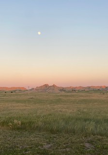 Sunset - Moon sunset from camp