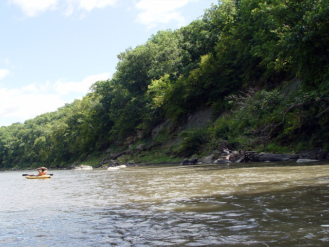 Floating down the South Raccoon River