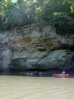 Kayaking - Rock Face on the South Raccoon