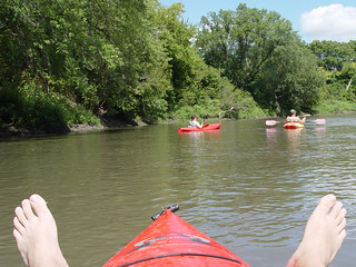 Kayaking - Floating down the South Raccoon River