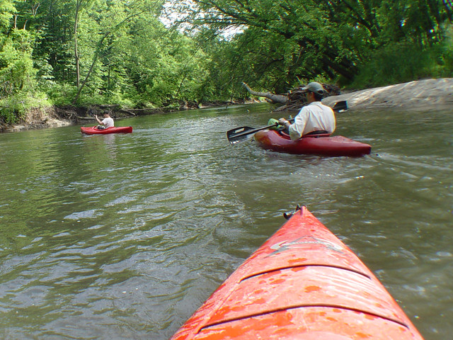Floating down the South Skunk River