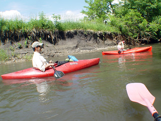 Kayaking - Mathew and Gabe