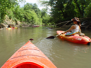 Kayaking - Kayaking down the South Skunk River