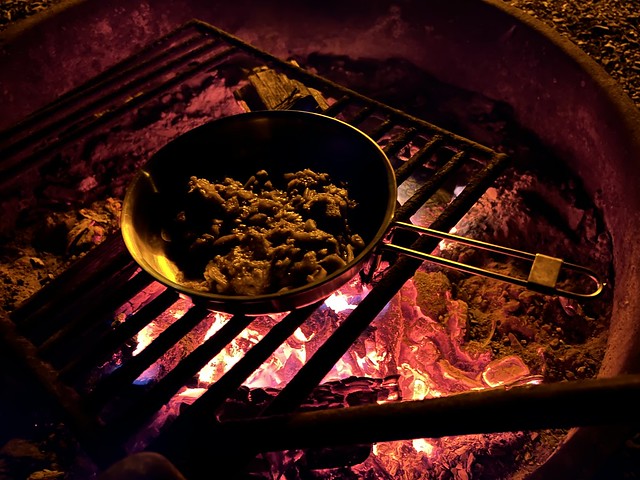 Warmin up some rhubarb crisp