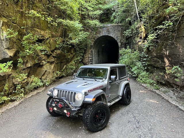 Just drove through that abandoned train tunnel