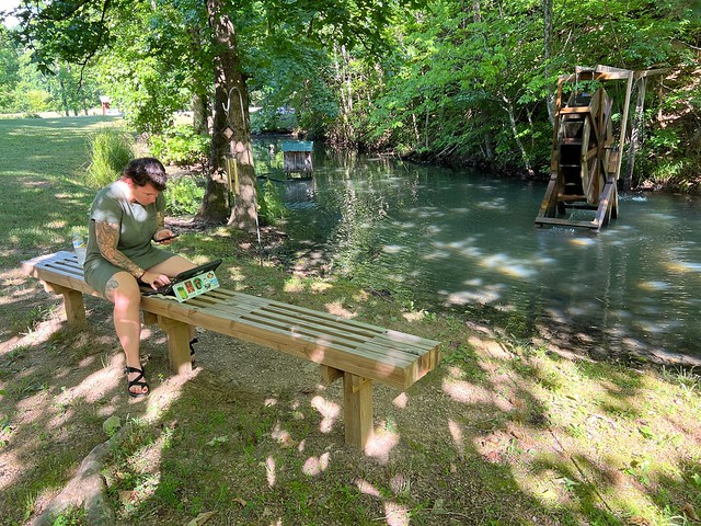 Trying to wrap up some work in a spot with fairly reliable wifi, hah