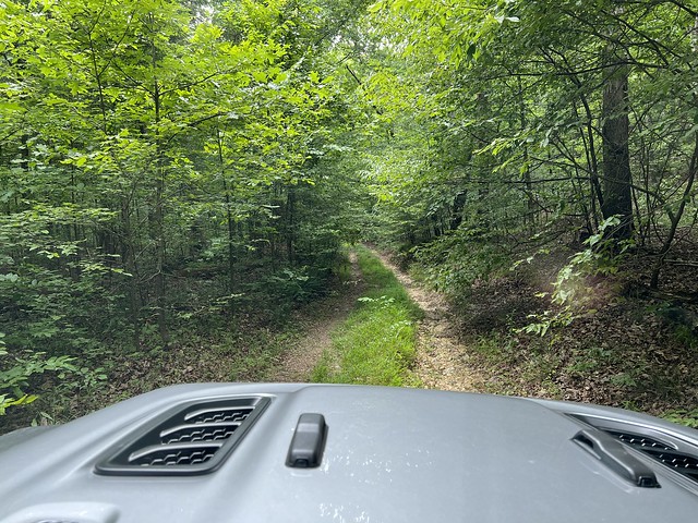 This road was not paved well.