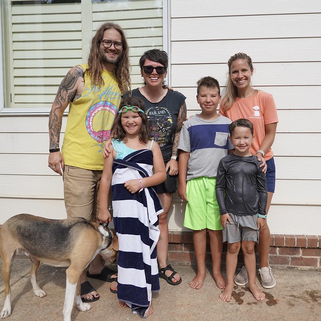 Hangin with Bre'anna and the kids before we head North