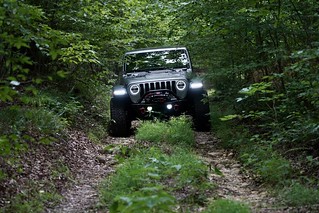 Off-roading - This is a public road that exists on a map, haha