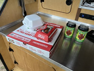 pizza - This campground delivered pizza and wings to your campsite