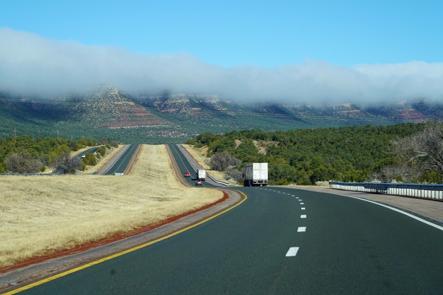 The way the clouds were hanging onto the edge of these mountains