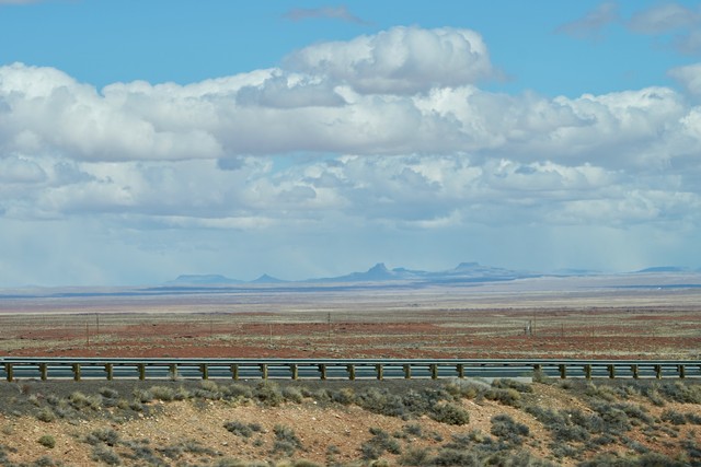 Weather and views north of Route 66