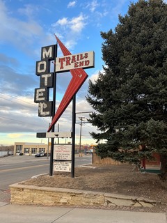 I booked a motel. Kari did not approve